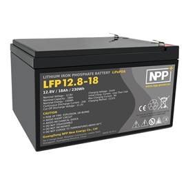 NPP Power Lithiumbatteri 12V/18Ah (Bluetooth)